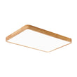 Load image into Gallery viewer, Farmhouze Light-Dimmable LED Wooden Rectangular Flush Mount Light-Ceiling Light-6000K Cool White-
