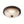 Load image into Gallery viewer, Farmhouze Light - Faceted Glass Dimmable LED Round Flush Mount Light - Ceiling Light - 13 in. - 
