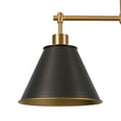 Load image into Gallery viewer, Farmhouze Light-Farmhouse 3-Light Black Gold Conical Kitchen Island Pendant-Chandelier-3 Bulbs-
