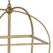 Load image into Gallery viewer, Farmhouze Light-Farmhouse 4-Light Vintage Aged Brass Metal Square Cage Pendant-Ceiling Light-Brass-
