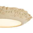 Load image into Gallery viewer, Farmhouze Light-Farmhouse Beige Carved Resin LED Flush Mount Ceiling Light-Ceiling Light-Ivory-
