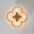 Load image into Gallery viewer, Farmhouze Light-Farmhouse Coastal Woven Rope Quatrefoil Scalloped Ceiling Light-Ceiling Light-13.8 in-
