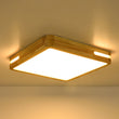 Load image into Gallery viewer, Farmhouze Light - Farmhouse Dimmable LED Square Wooden Flush Mount Ceiling Light - Ceiling Light - 15 in - 
