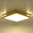 Load image into Gallery viewer, Farmhouze Light - Farmhouse Dimmable LED Square Wooden Flush Mount Ceiling Light - Ceiling Light - 15 in - 
