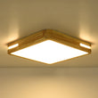 Load image into Gallery viewer, Farmhouze Light - Farmhouse Dimmable LED Square Wooden Flush Mount Ceiling Light - Ceiling Light - 15 in - 
