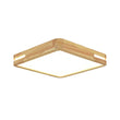 Load image into Gallery viewer, Farmhouze Light - Farmhouse Dimmable LED Square Wooden Flush Mount Ceiling Light - Ceiling Light - 15 in - 
