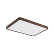 Load image into Gallery viewer, Farmhouze Light - Farmhouse Dimmable LED Walnut Wood Rectangle Ceiling Light - Ceiling Light - 24.4 In (Back Order) - 

