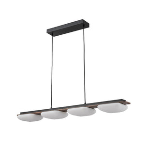 Farmhouze Light - Farmhouse Dimmable LED Wood Island Pendant Chandelier - Chandelier - Square Shade - 