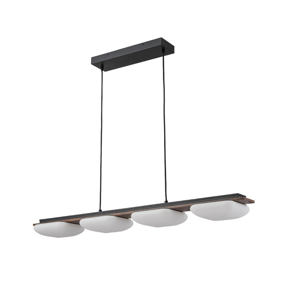 Farmhouze Light - Farmhouse Dimmable LED Wood Island Pendant Chandelier - Chandelier - Square Shade - 