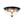 Load image into Gallery viewer, Farmhouze Light - Farmhouse Hammered Glass Round Flush Mount Ceiling Light - Ceiling Light - Black - 
