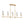 Load image into Gallery viewer, Farmhouze Light - Farmhouse Linear Candle Style White Fabric Brass Island Chandelier - Chandelier - 5 Bulbs - 
