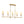 Load image into Gallery viewer, Farmhouze Light - Farmhouse Linear Candle Style White Fabric Brass Island Chandelier - Chandelier - 5 Bulbs - 
