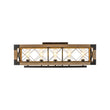 Load image into Gallery viewer, Farmhouze Light-Farmhouse Rectangle Wood Cage Semi Flush Kitchen Island Light-Ceiling Light-5-Light-
