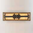 Load image into Gallery viewer, Farmhouze Light-Farmhouse Rectangle Wood Cage Semi Flush Kitchen Island Light-Ceiling Light-5-Light-
