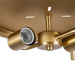 Load image into Gallery viewer, Farmhouze Light-Farmhouse Round Hammered Glass Semi Flush Mount Light-Ceiling Light-Brass-
