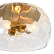 Load image into Gallery viewer, Farmhouze Light-Farmhouse Round Wide Clear Water Glass Ceiling Light-Ceiling Light-Brass-
