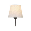 Load image into Gallery viewer, Farmhouze Light-Farmhouse Single Linen Conical Goose Arm Vanity Wall Light-Wall Sconce-2 Packs-
