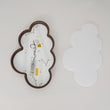 Load image into Gallery viewer, Farmhouze Light - Farmhouse Walnut Cloud Dimmable LED Kids Flush Mount Light - Ceiling Light - Walnut - 
