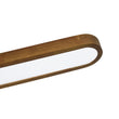 Load image into Gallery viewer, Farmhouze Light-Farmhouse Walnut Wooden Dimmable LED Long Oval Ceiling Light-Ceiling Light-37.4 in-
