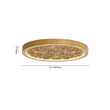 Load image into Gallery viewer, Farmhouze Light-Farmhouse Wood Grain Carved Resin Round LED Ceiling Light-Ceiling Light-Rustic Wood Grain-
