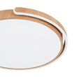 Load image into Gallery viewer, Farmhouze Light-Farmhouse Wood Grain Dimmable LED Round Flush Mount-Ceiling Light-20.5 in-
