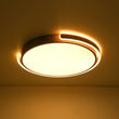 Load image into Gallery viewer, Farmhouze Light-Farmhouse Wood Grain Dimmable LED Round Flush Mount-Ceiling Light-20.5 in-

