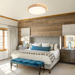 Load image into Gallery viewer, Farmhouze Light-Farmhouse Wood Grain Dimmable LED Round Flush Mount-Ceiling Light-20.5 in-

