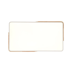 Farmhouze Light - Farmhouse Wood Rectangle Dimmable LED Ceiling Light - Ceiling Light - White - 
