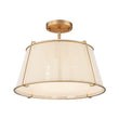 Load image into Gallery viewer, Farmhouze Light-French Bleached Woven String Drum Lantern Ceiling Light-Ceiling Light-16.9 in-
