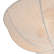 Load image into Gallery viewer, Farmhouze Light - French Country Beige Linen Round Pleated Cage Ceiling Light - Ceiling Light - 24 in - 
