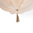 Load image into Gallery viewer, Farmhouze Light - French Country Beige Linen Round Pleated Cage Ceiling Light - Ceiling Light - 24 in - 
