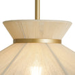 Load image into Gallery viewer, Farmhouze Light-French Country Bleached String Round Woven Cage Pendant-Chandelier-White-
