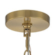 Load image into Gallery viewer, Farmhouze Light-French Country Candle Style Reeded Glass Bell Cage Ceiling Light-Ceiling Light-Brass-
