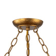 Load image into Gallery viewer, Farmhouze Light-French Country Gilde Gold Metal Botanical Cage Ceiling Light-Ceiling Light-Antique Gold-
