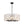 Load image into Gallery viewer, Farmhouze Light - French Country Luxe Glass Flower Round Drum Cage Chandelier - Chandelier - Black - 
