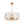 Load image into Gallery viewer, Farmhouze Light - French Country Luxe Glass Flower Round Drum Cage Chandelier - Chandelier - Gold - 
