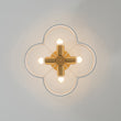 Load image into Gallery viewer, Farmhouze Light-French Country Quatrefoil Scalloped Fabric Ceiling Light-Ceiling Light-13.8 in-
