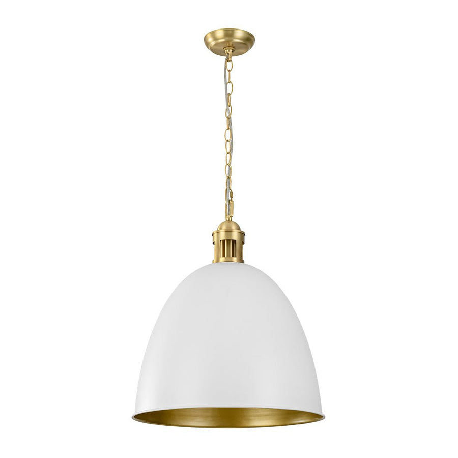 Farmhouze Light - French Farmhouse 1 - Light Large Metal Dome Pendant Light - Pendant - Black - 