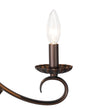 Load image into Gallery viewer, Farmhouze Light-French Farmhouse Aged Bronze Candle Style Dual Mount Chandelier-Chandelier-22.6 in-
