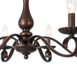 Load image into Gallery viewer, Farmhouze Light-French Farmhouse Aged Bronze Candle Style Dual Mount Chandelier-Chandelier-22.6 in-
