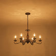 Load image into Gallery viewer, Farmhouze Light-French Farmhouse Aged Bronze Candle Style Dual Mount Chandelier-Chandelier-22.6 in-
