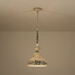 Load image into Gallery viewer, Farmhouze Light-French Vintage 1-Light Weathered Metal Dome Kitchen Pendant-Pendant-Black-

