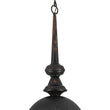 Load image into Gallery viewer, Farmhouze Light-French Vintage 1-Light Weathered Metal Dome Kitchen Pendant-Pendant-Black-
