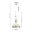 Load image into Gallery viewer, Farmhouze Light-French Vintage 1-Light Weathered Metal Dome Kitchen Pendant-Pendant-Black-
