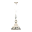 Load image into Gallery viewer, Farmhouze Light-French Vintage 1-Light Weathered Metal Dome Kitchen Pendant-Pendant-Black-
