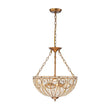 Load image into Gallery viewer, Farmhouze Light - French Vintage Bronze Crystal Large Bowl Cage Chandelier - Ceiling Light - 17.7 in - 
