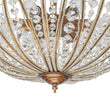Load image into Gallery viewer, Farmhouze Light - French Vintage Bronze Crystal Large Bowl Cage Chandelier - Ceiling Light - 23.6 in - 
