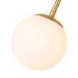Load image into Gallery viewer, Farmhouze Light - Frosted Glass Bubble Branching Round Sputnik Chandelier - Chandelier - Brass - 
