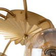 Load image into Gallery viewer, Farmhouze Light - Glam 12 - Light Round Sputnik Glass Globe Bubble Semi Flush - Chandelier - Amber Glass - 
