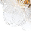 Load image into Gallery viewer, Farmhouze Light - Glam 3 - Light Water Glass Globe Bubble Flush Mount Chandelier - Chandelier - Brass - 
